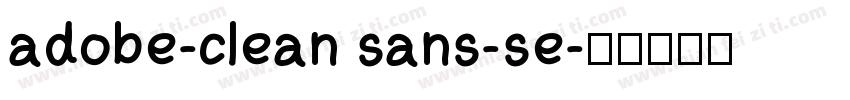 adobe-clean sans-se字体转换